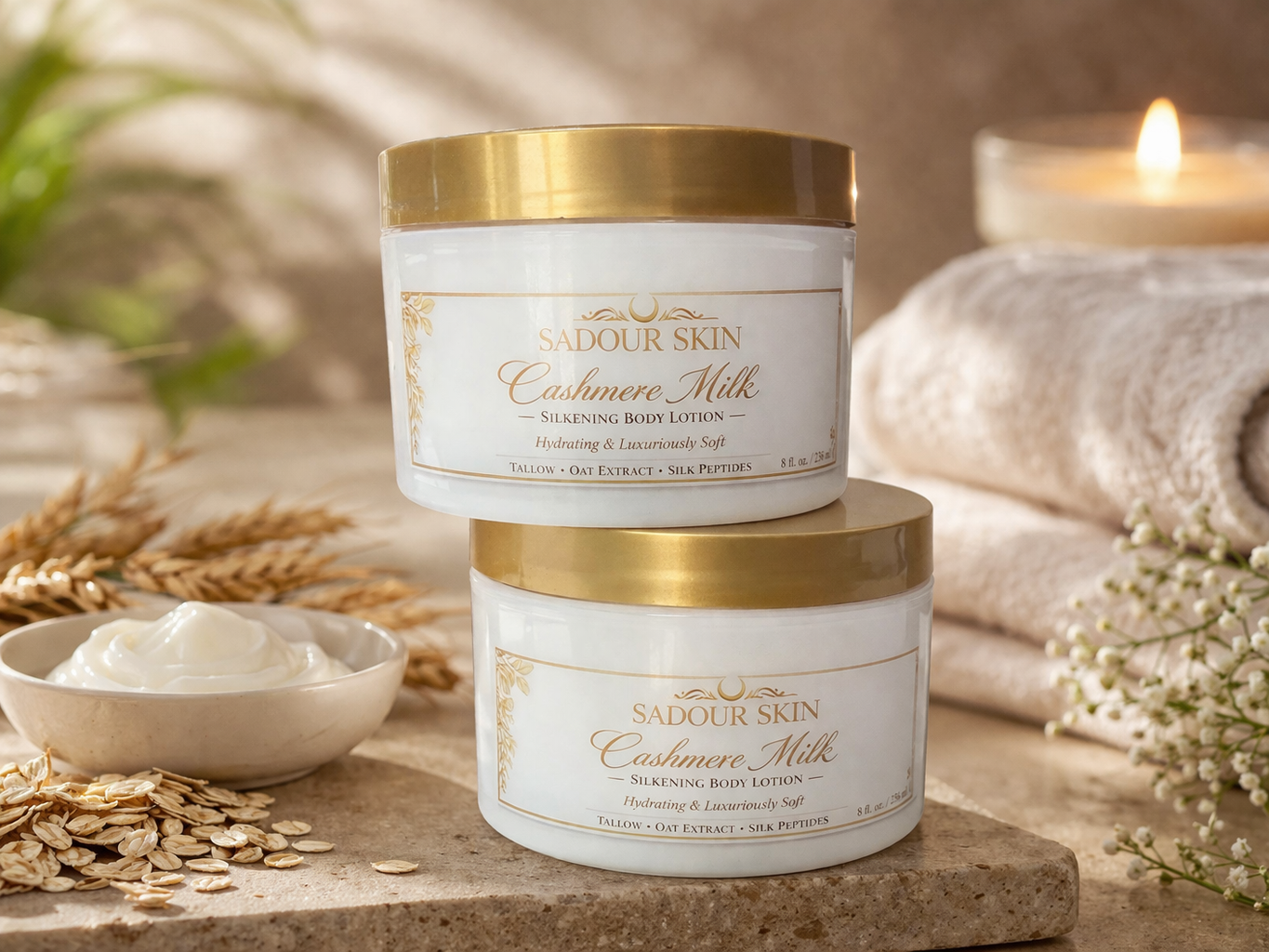 Cashmere Milk Silkening Tallow Body Cream