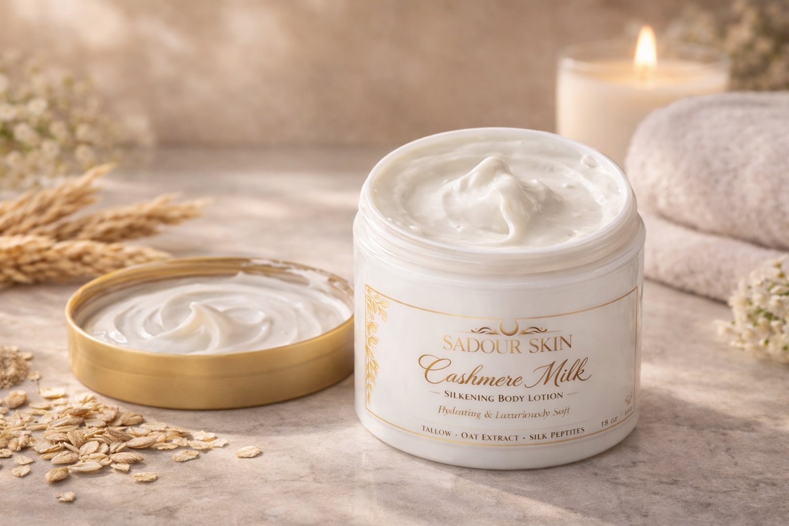 Cashmere Milk Silkening Tallow Body Cream