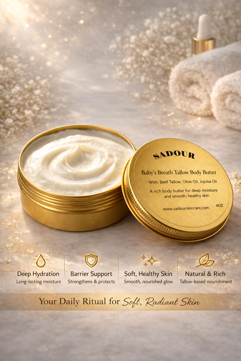 Baby's Breath Tallow Body Butter